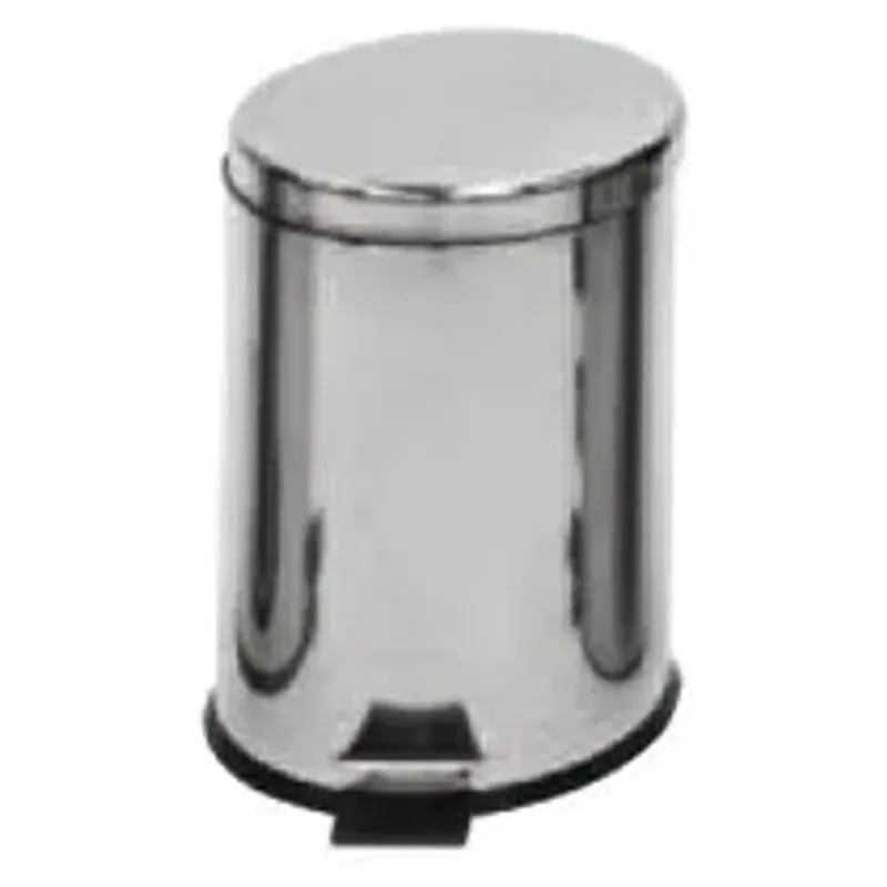 Cubo de 20l en acero inoxidable, con cubo interior de PVC extraíble