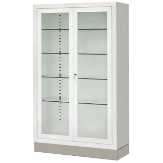 Vitrina con dos puertas