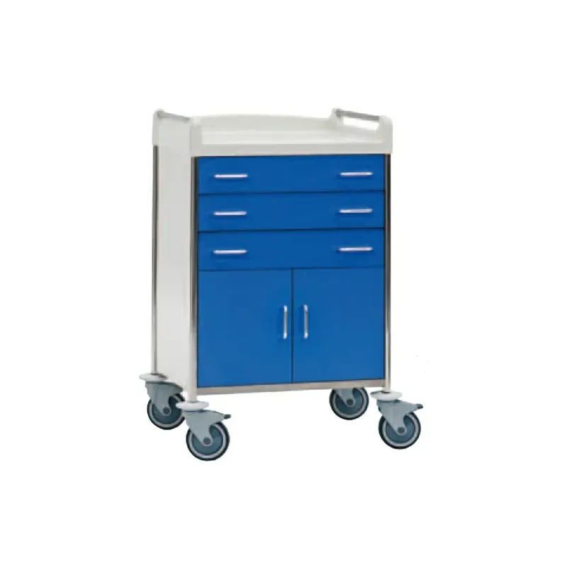 Carro Con tres cajones y puertas