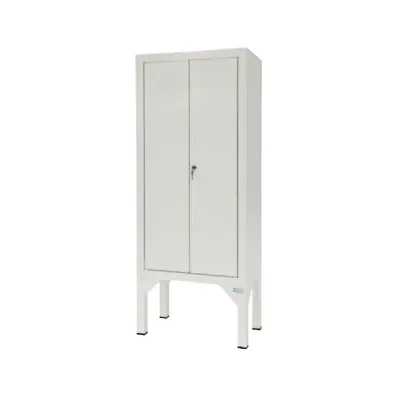 Vitrina con dos puertas ciegas y cuatro patas