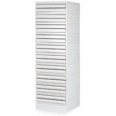 Archivador modular de diez bloques de parafina