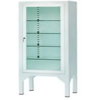 Vitrina con una puerta y cuatro patas