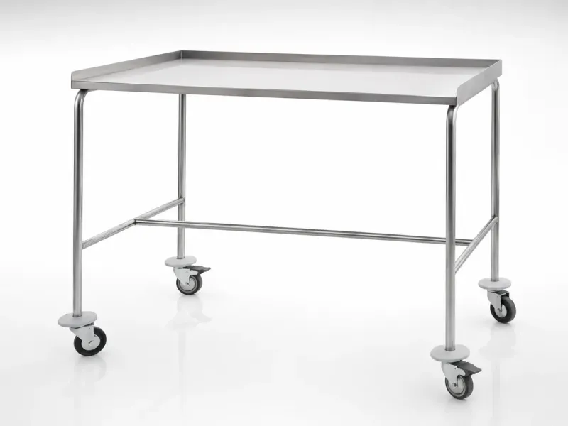 Mesa de instrumental con forma rectangular (1000 mm)