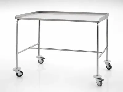 Mesa de instrumental con forma rectangular (1000 mm)