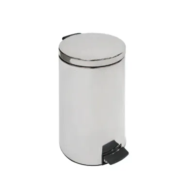 Cubo de 45l en acero inoxidable, con cubo interior de PVC extraíble