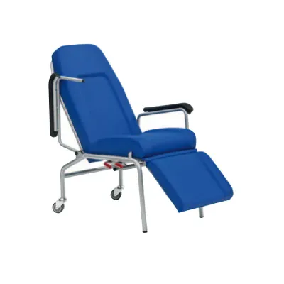 Silla plegable clínica del paciente geriátrico gas reposapiernas