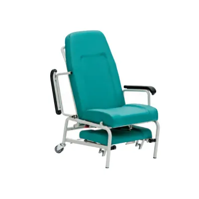 Silla para el paciente geriátrico clínica plegables manualmente reposapiernas