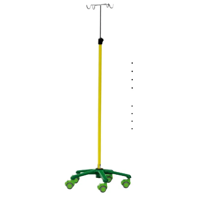 Soporte de sueros pediátrico con cuatro ganchos