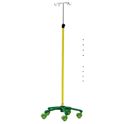 Soporte de sueros pediátrico con cuatro ganchos